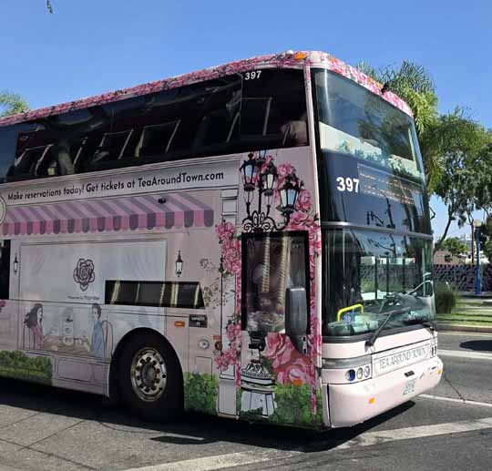 Los Angeles Tea Around Town Van Hool Astromega 397